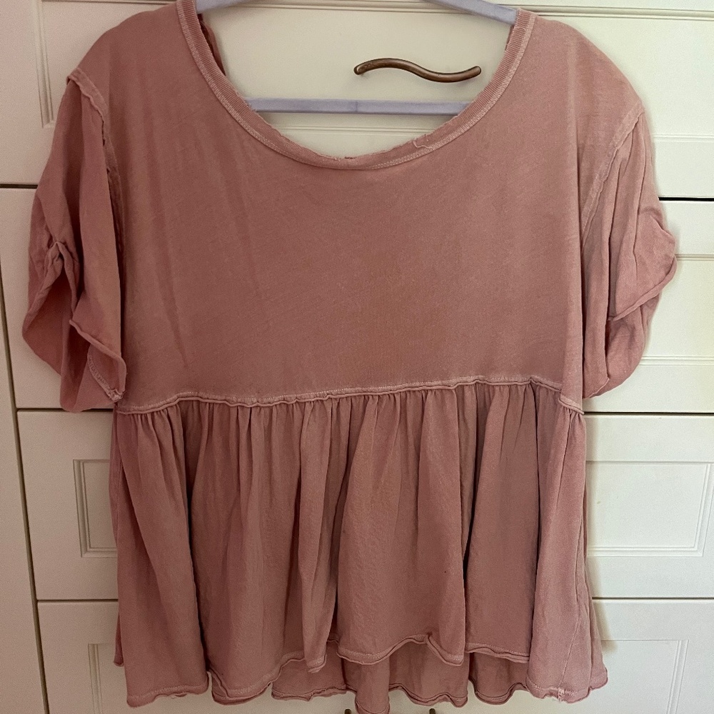 Free People Oversized Shirt